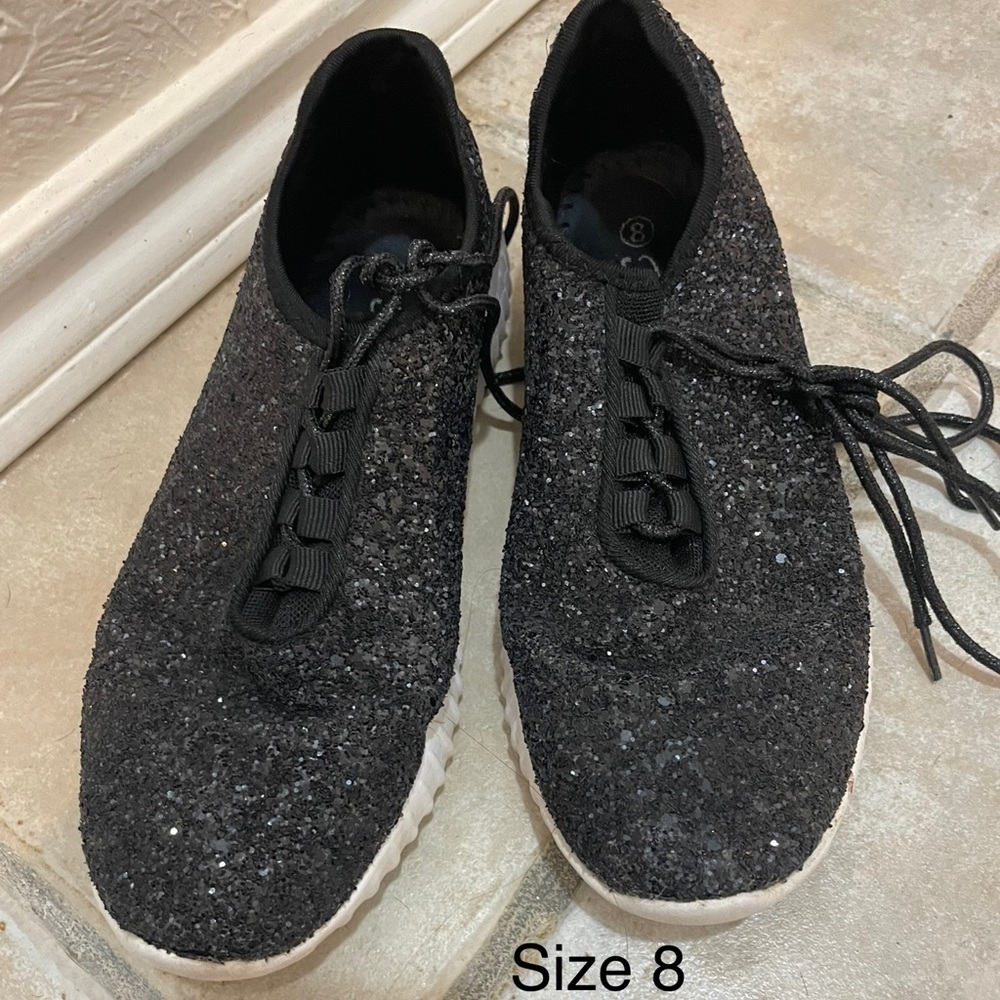 Women’s size 8 glitter shoes